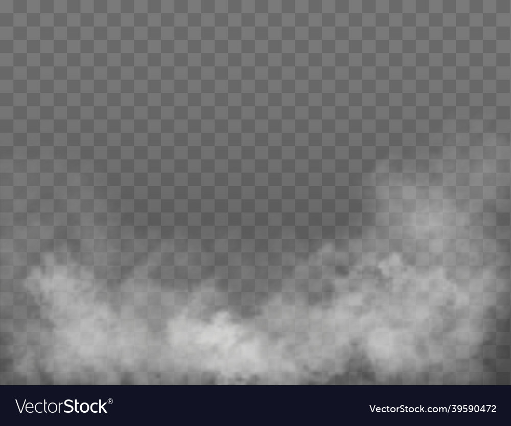 Fog or smoke white cloudness