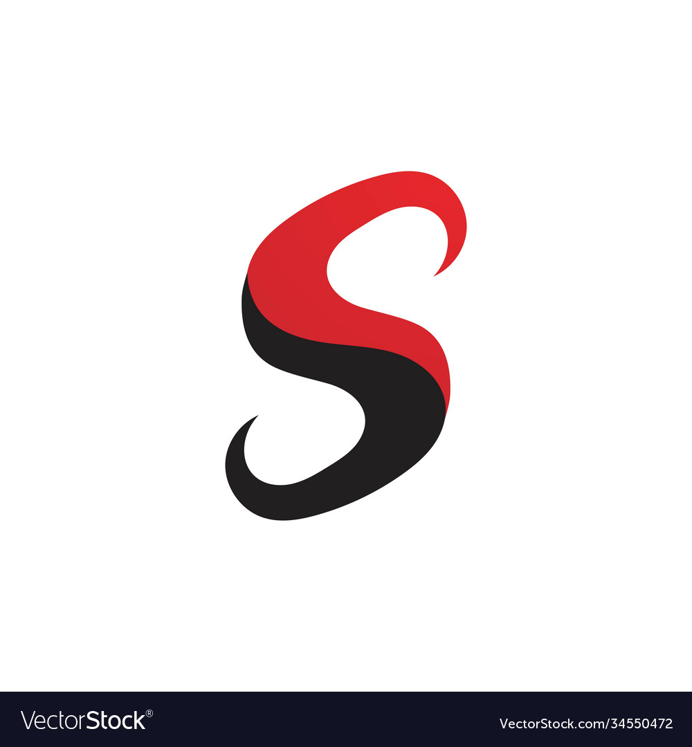 S logo and symbol design image Royalty Free Vector Image