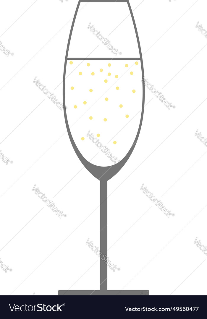 Champagne Glass Icon Royalty Free Vector Image 6334