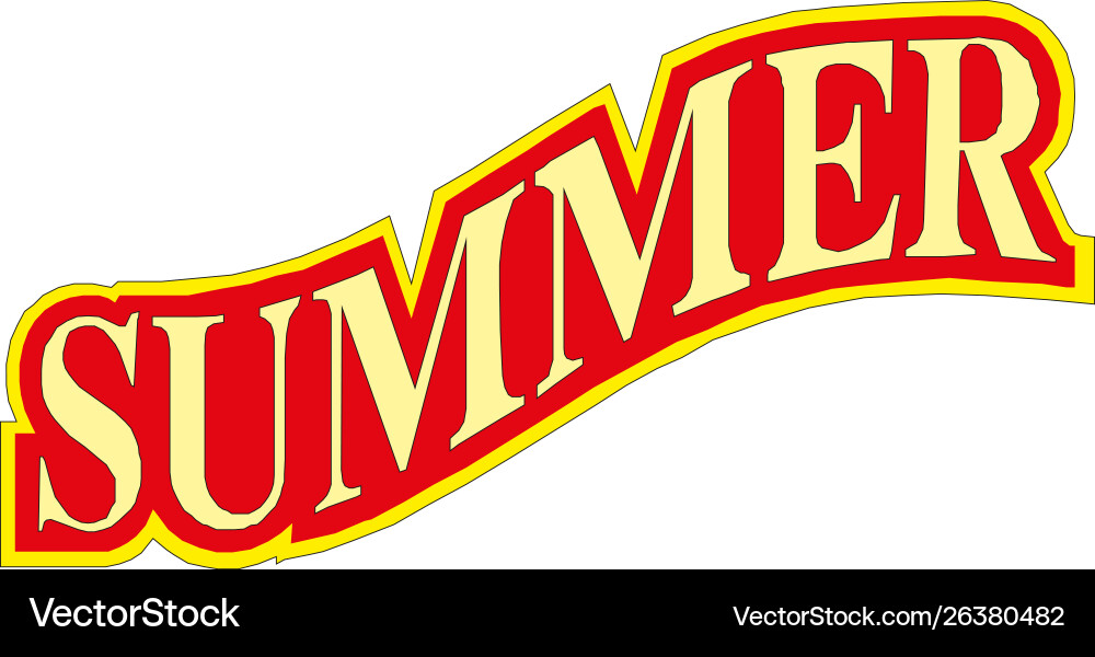 Summer Banner Design Eps 10 Royalty Free Vector Image