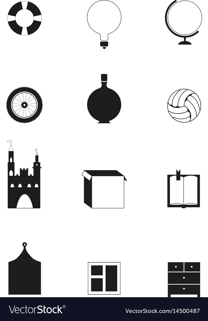 Icons Royalty Free Vector Image - VectorStock