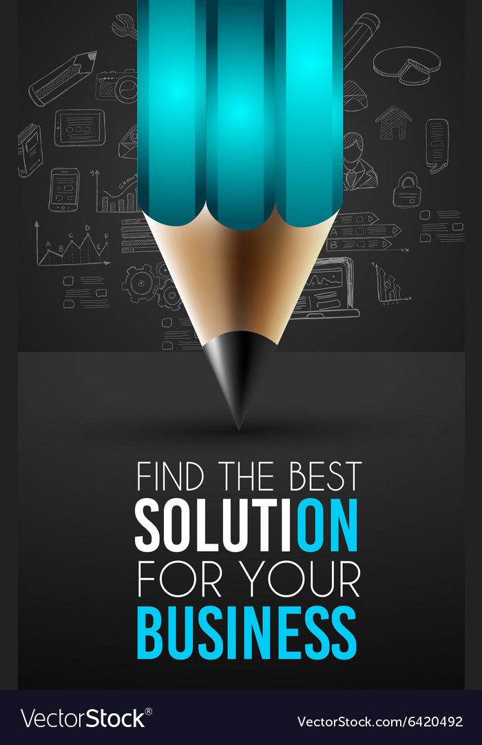 Best business solution infographic layout template