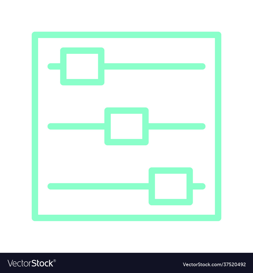 Controls icon design Royalty Free Vector Image