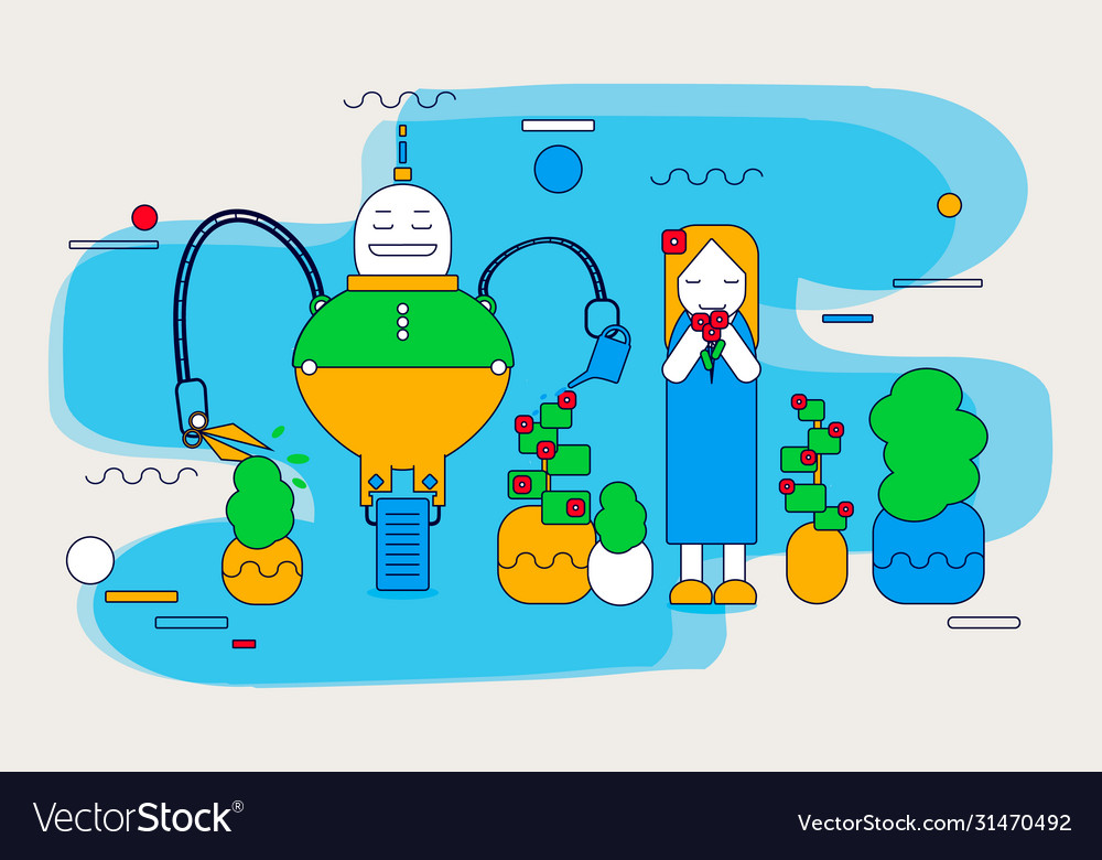 table robot vector