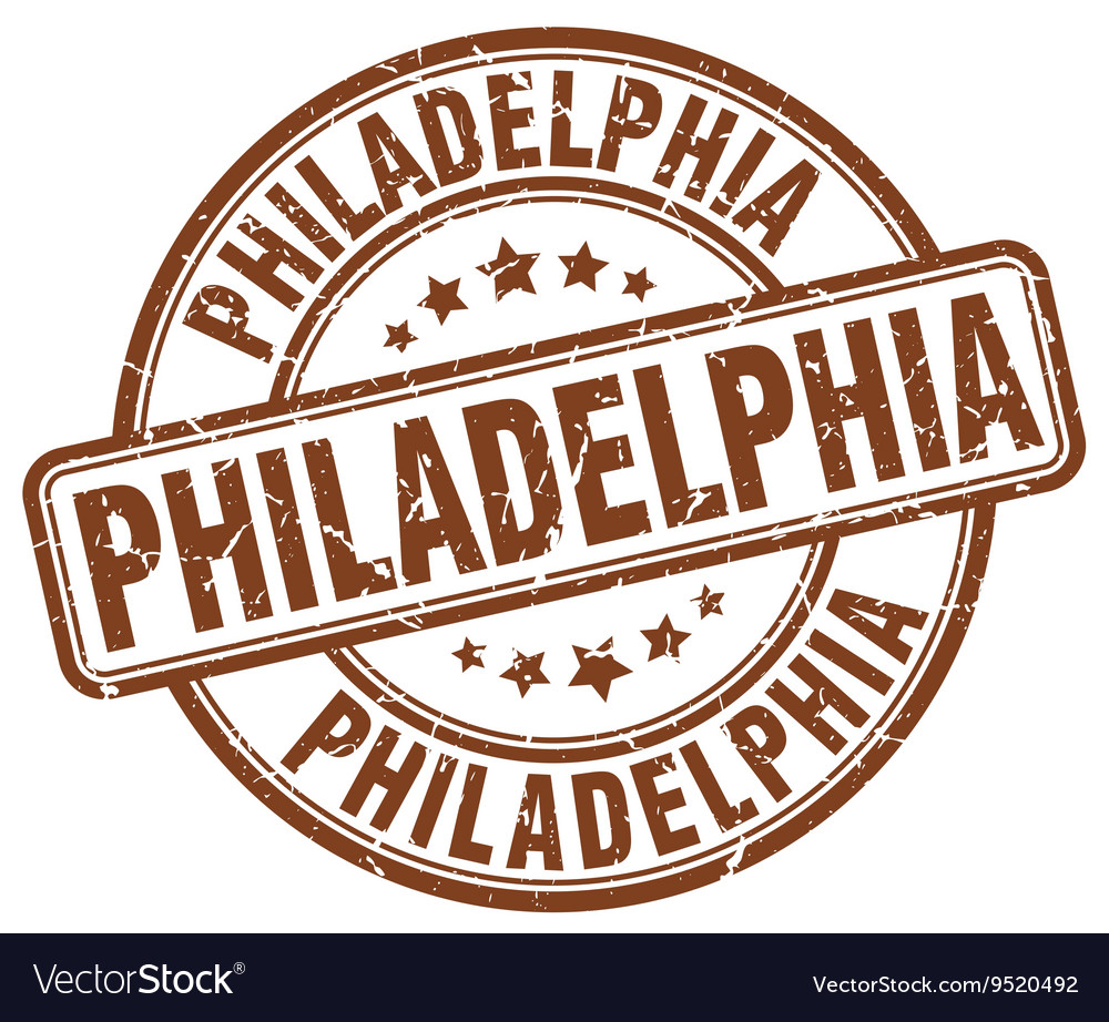 Philadelphia stamp Royalty Free Vector Image - VectorStock