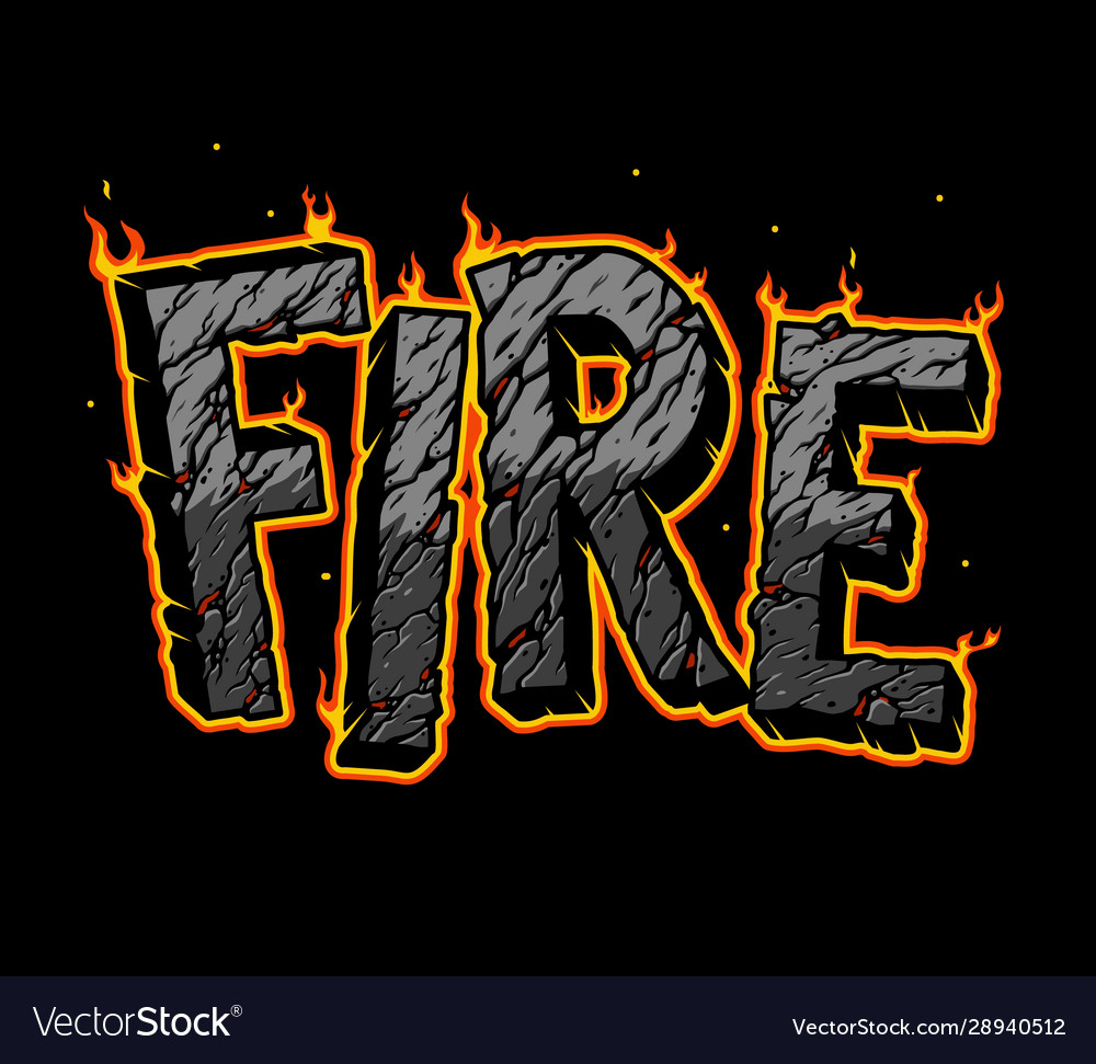 premium-vector-a-drawing-of-a-fire-with-the-word-fire-on-it