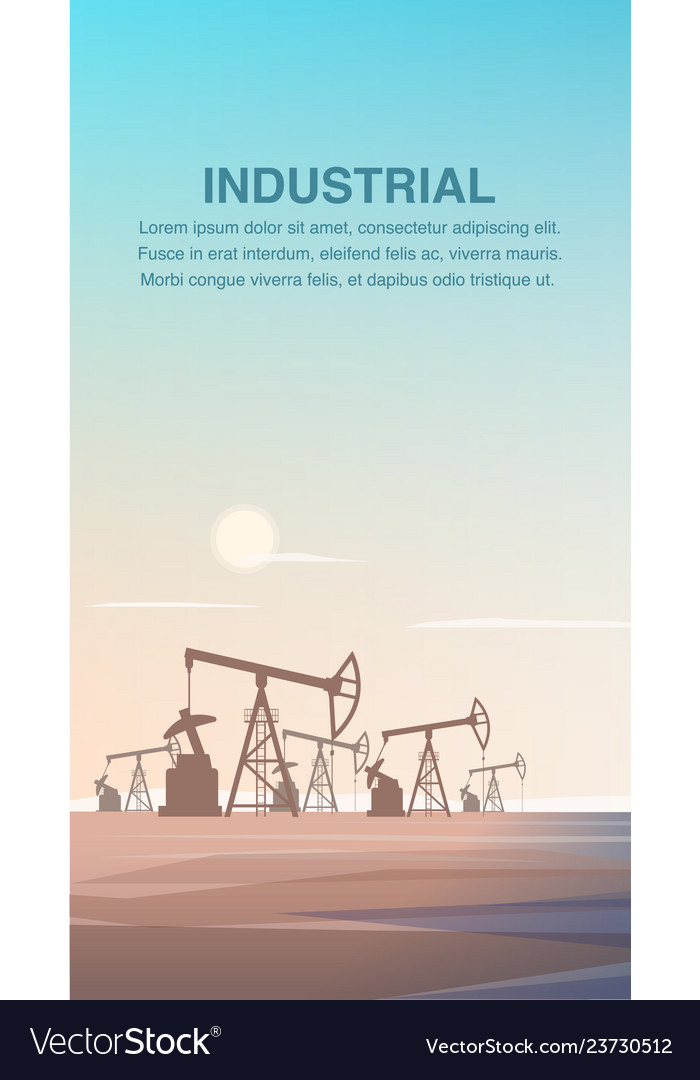 Flat production drilling rig oil from depths earth