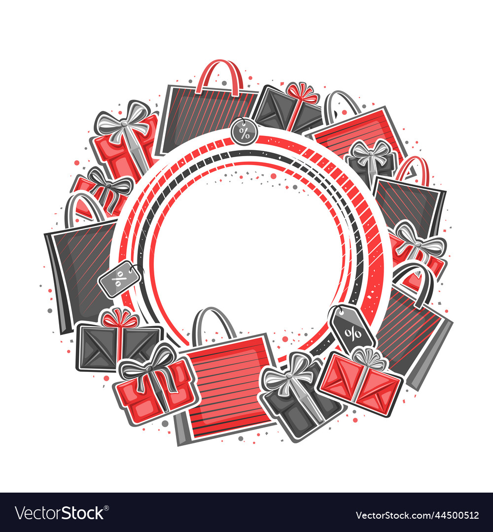 Frame for black friday Royalty Free Vector Image