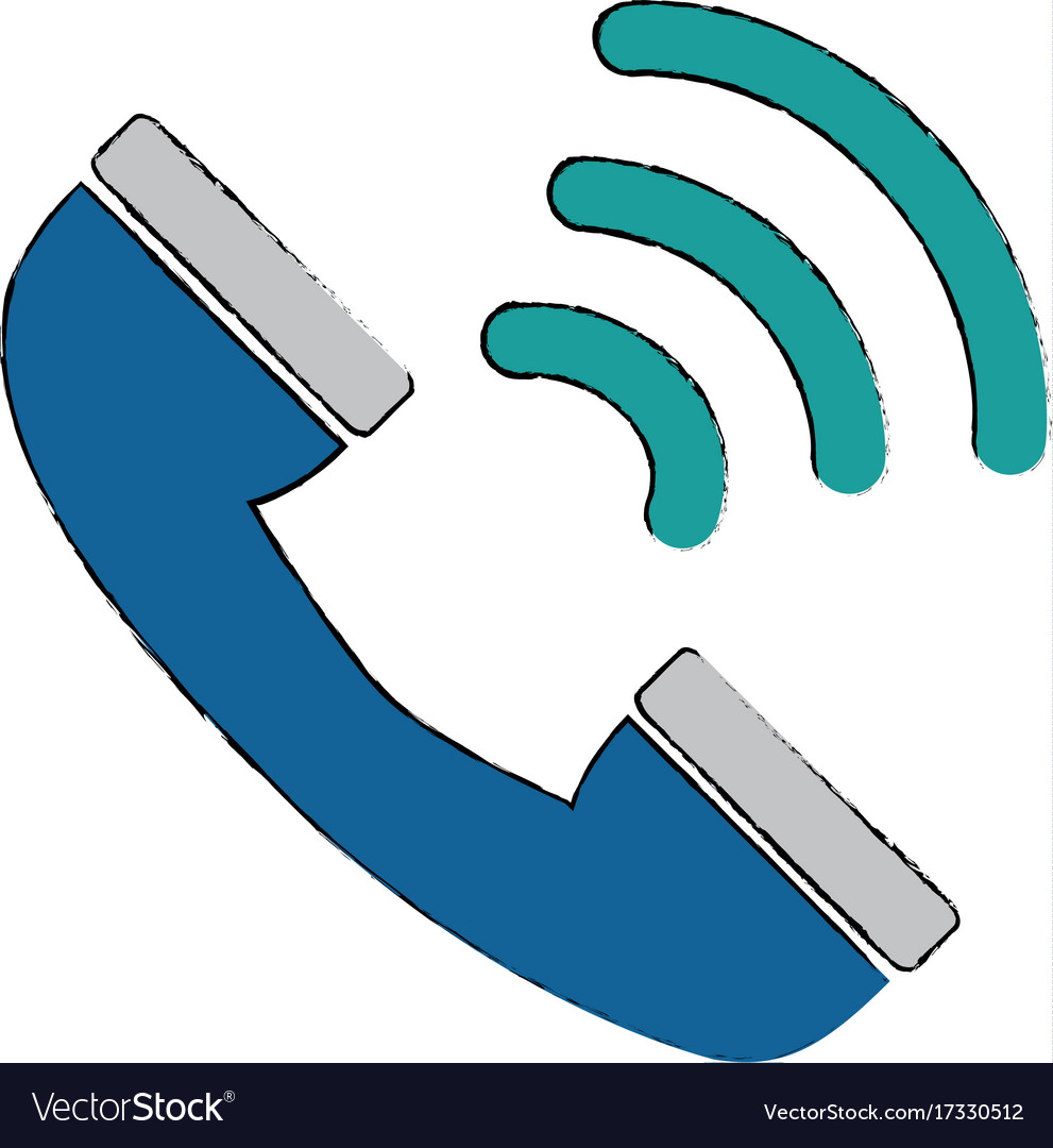 Phone service isolated icon Royalty Free Vector Image