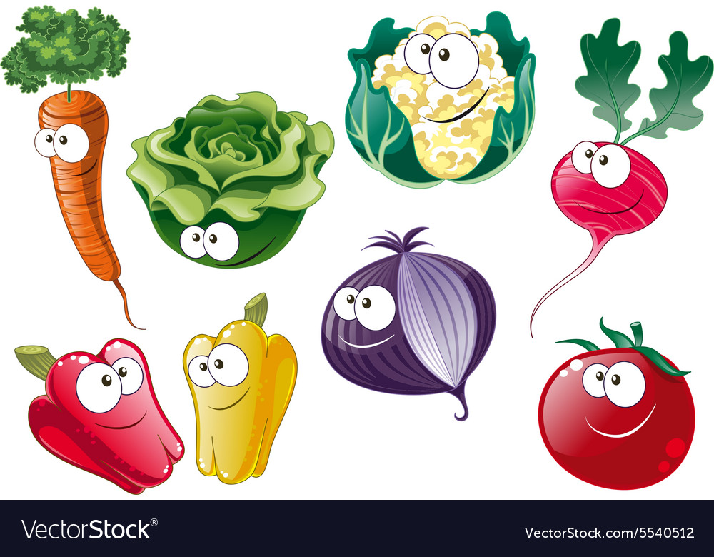 Vegetables Royalty Free Vector Image - VectorStock