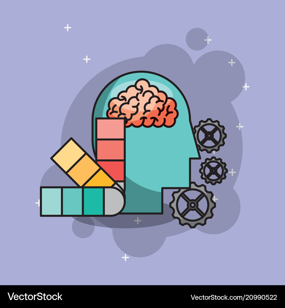 People creative process Royalty Free Vector Image