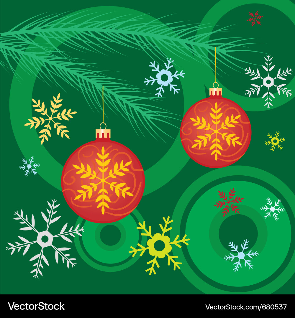 Christmas tree background Royalty Free Vector Image