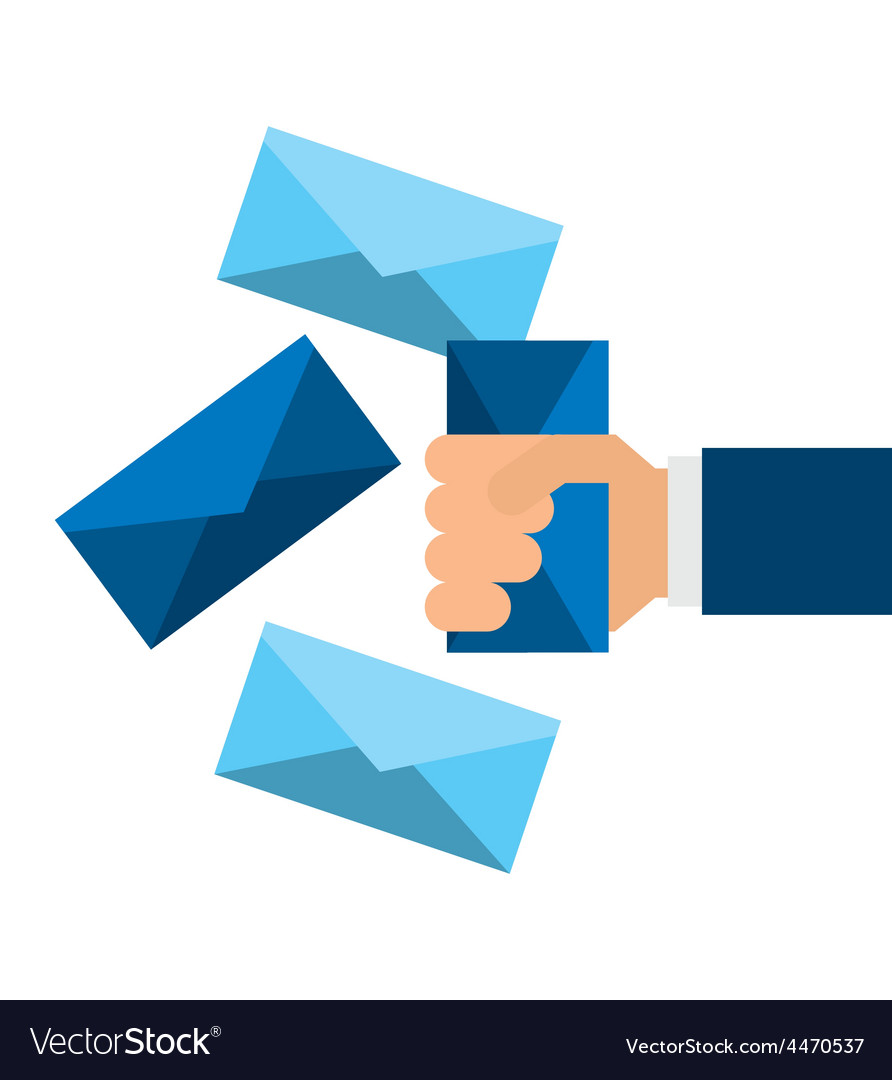 E-mail concept Royalty Free Vector Image - VectorStock