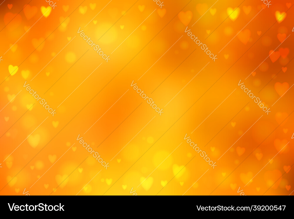 Abstract hearts lights background Royalty Free Vector Image