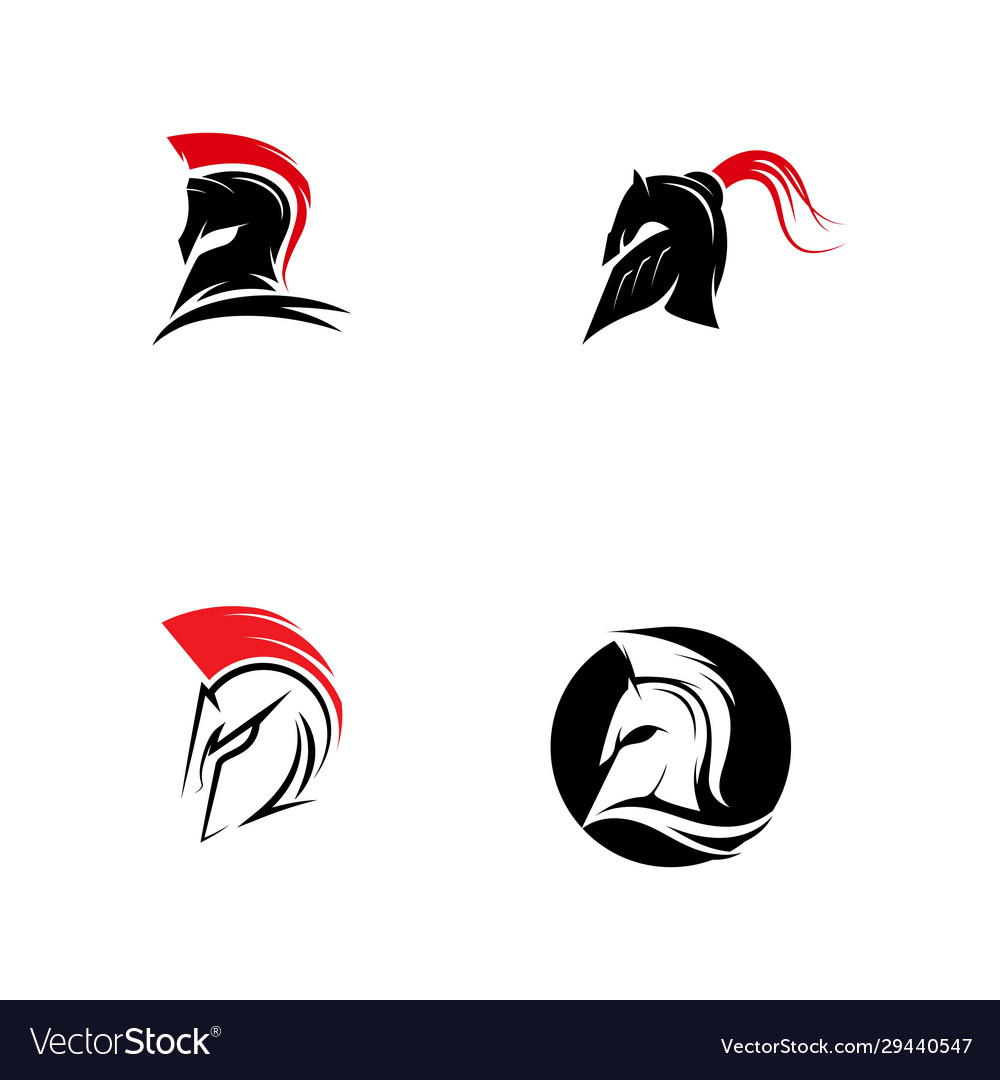 Spartan helmet icon vector image Spartan helmet icon