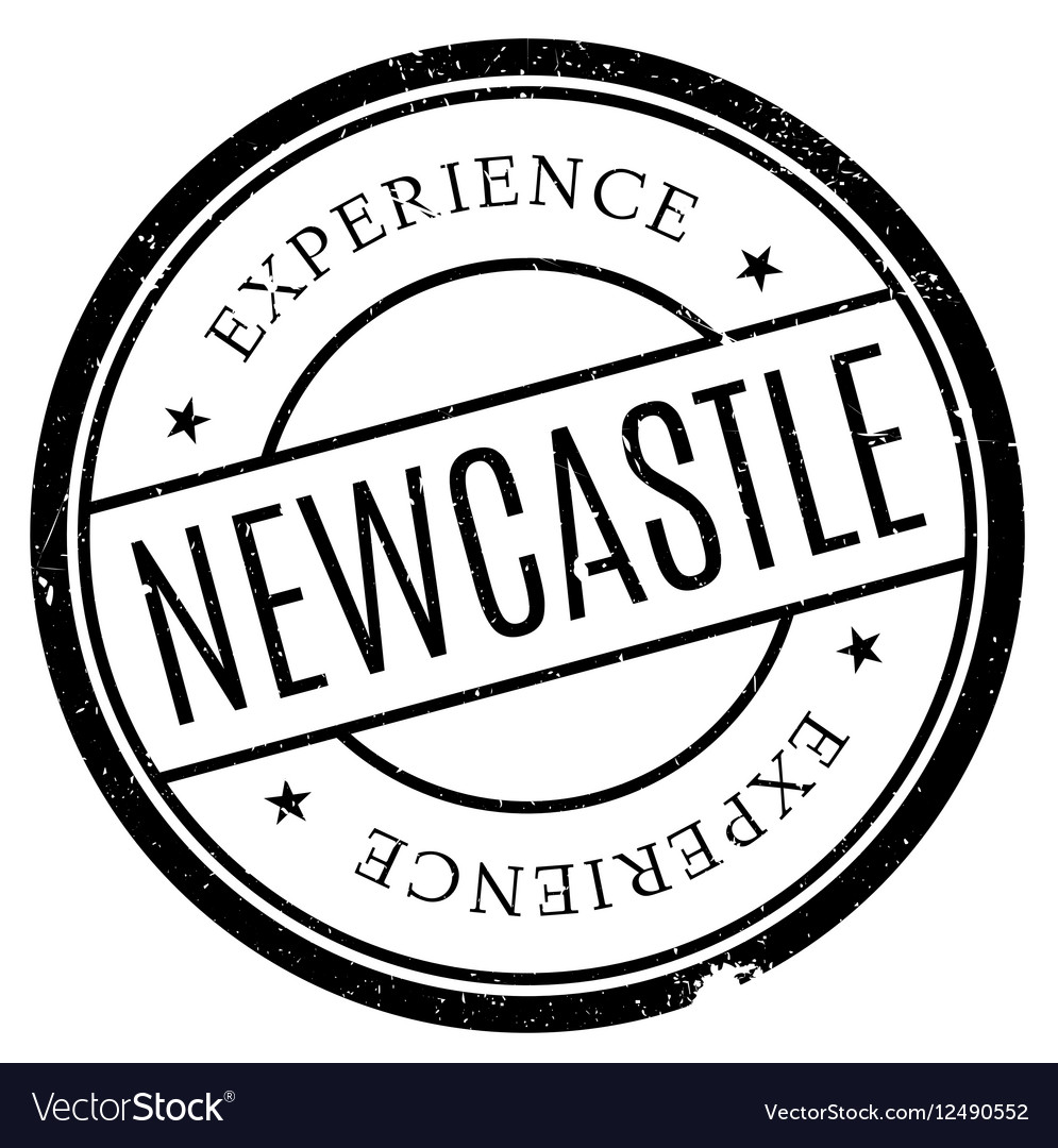 Newcastle stamp rubber grunge Royalty Free Vector Image