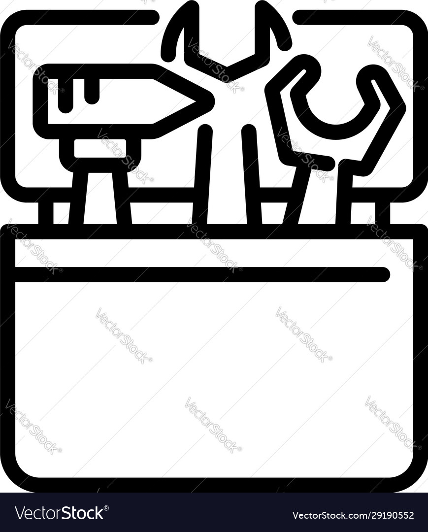 toolbox with tools icon