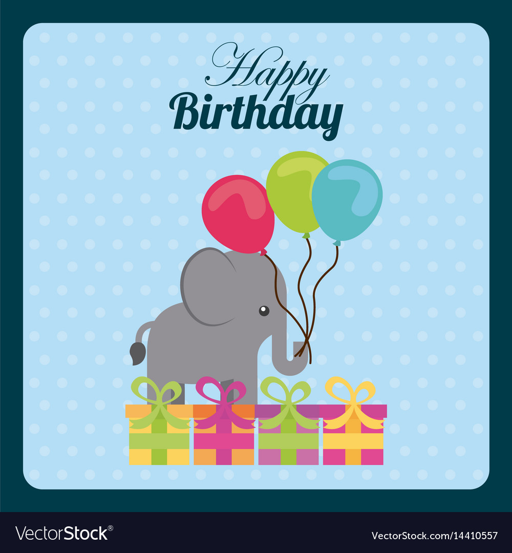 Happy birthday design Royalty Free Vector Image