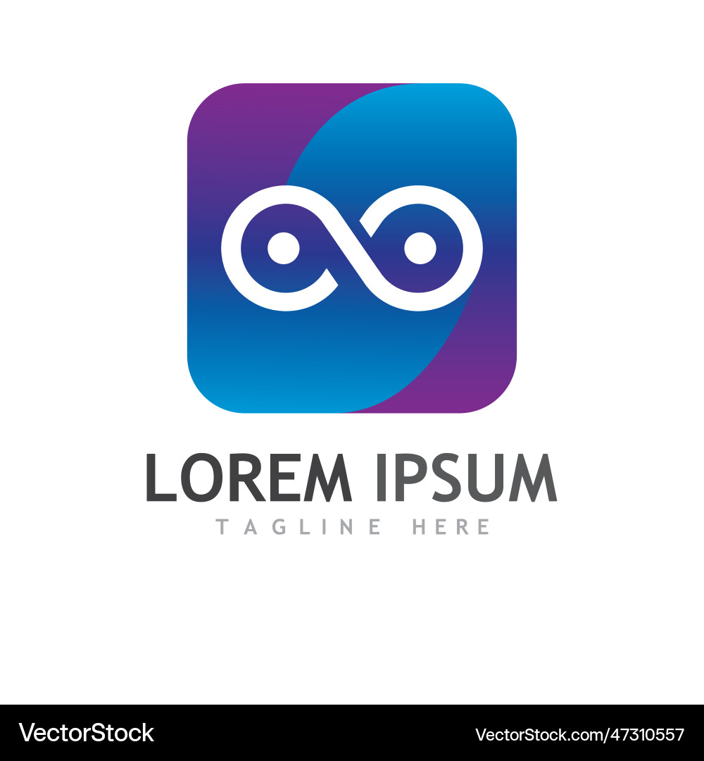 Infinity design Royalty Free Vector Image - VectorStock