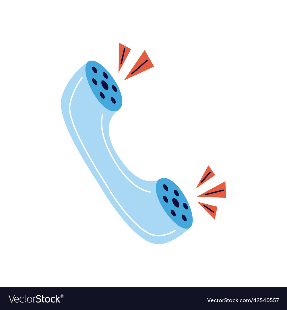 Telephone service icon Royalty Free Vector Image