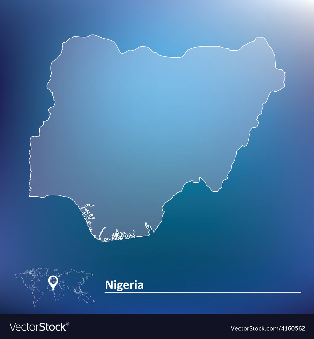 Nigeria Vector Map A City Map Illustrator Eps Vector Maps - Riset