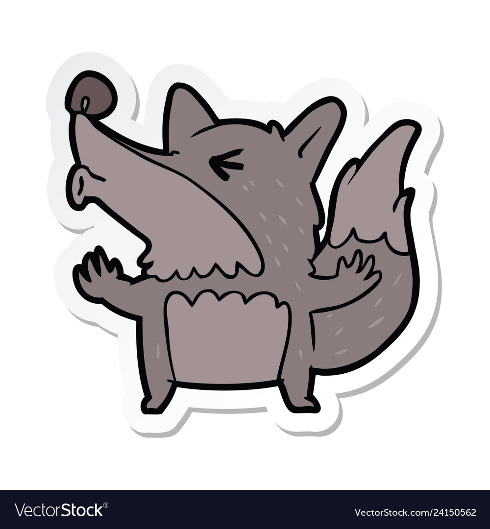 The night of the werewolf - Wolf - Sticker