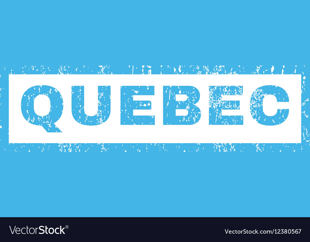 Quebec rubber stamp Royalty Free Vector Image - VectorStock