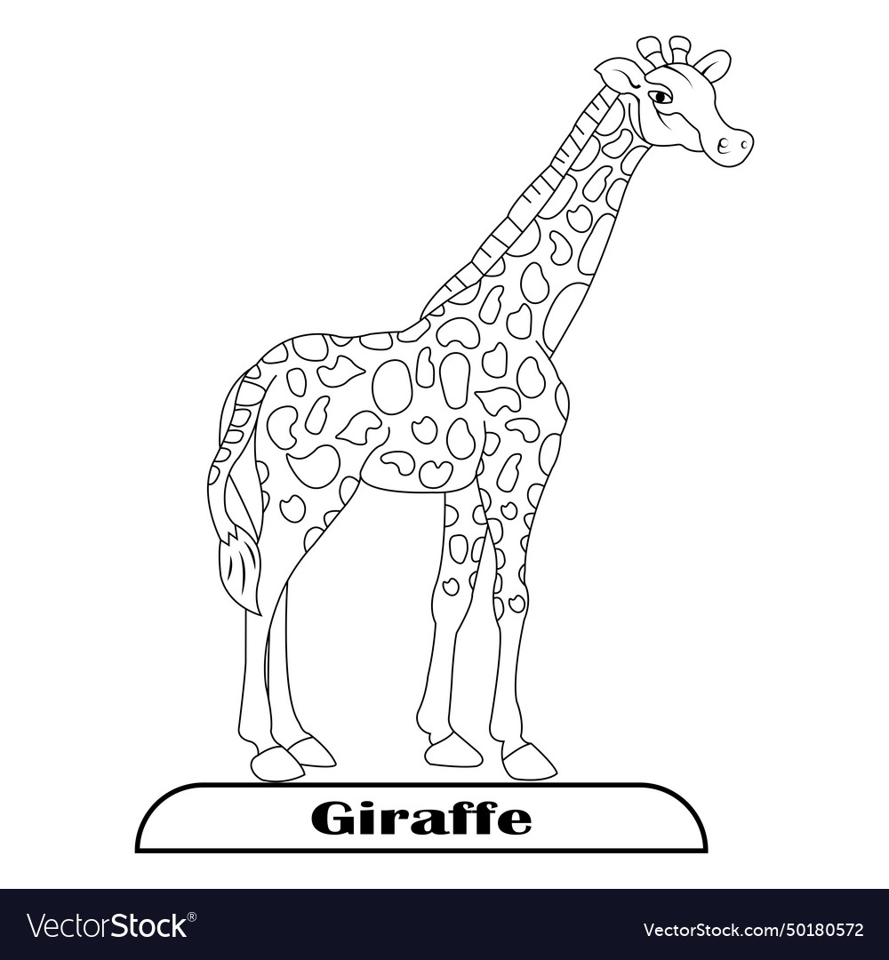 Giraffe logo Royalty Free Vector Image - VectorStock