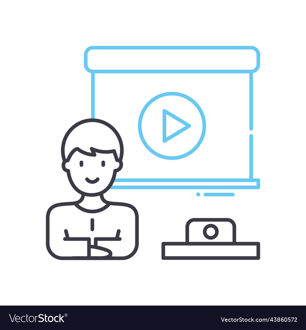 Lecture Line Icon Outline Symbol Royalty Free Vector Image lecture-line-icon-outline-symbol-royalty-free-vector-image