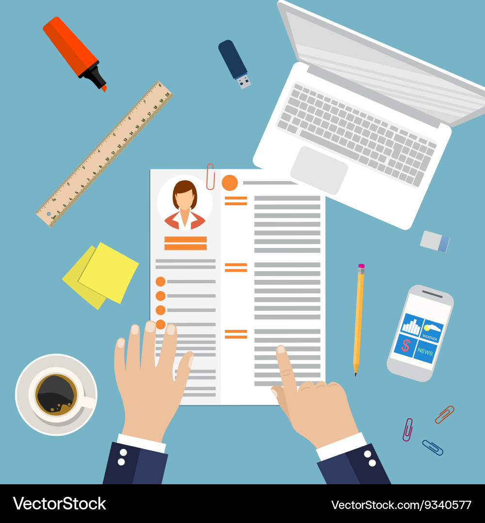 Human resources management concept Royalty Free Vector Image