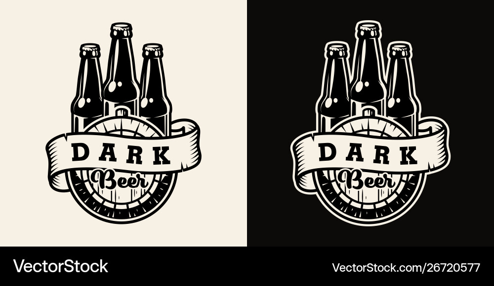 Vintage brewing badge Royalty Free Vector Image