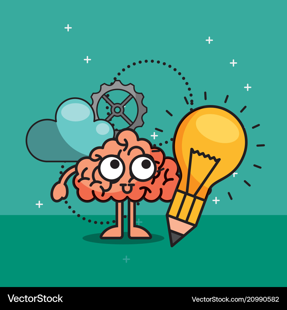 Creative process concept Royalty Free Vector Image