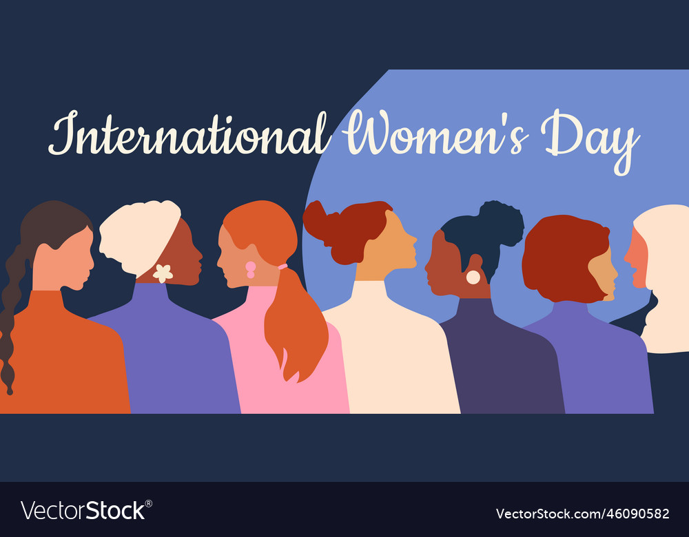 International womens day women different Vector Image