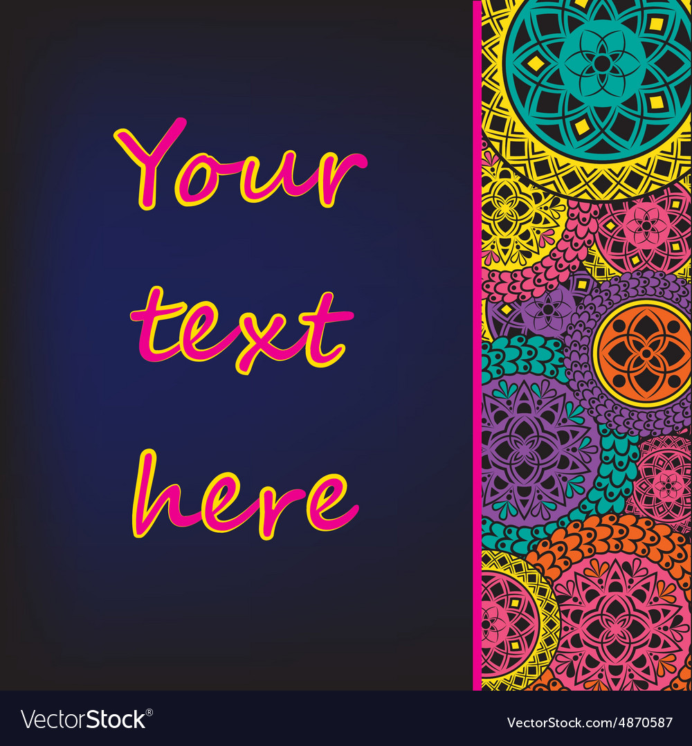 Background for text Royalty Free Vector Image - VectorStock