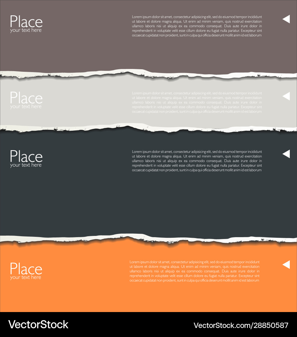 Torn paper background with space for text 14 Vector Image