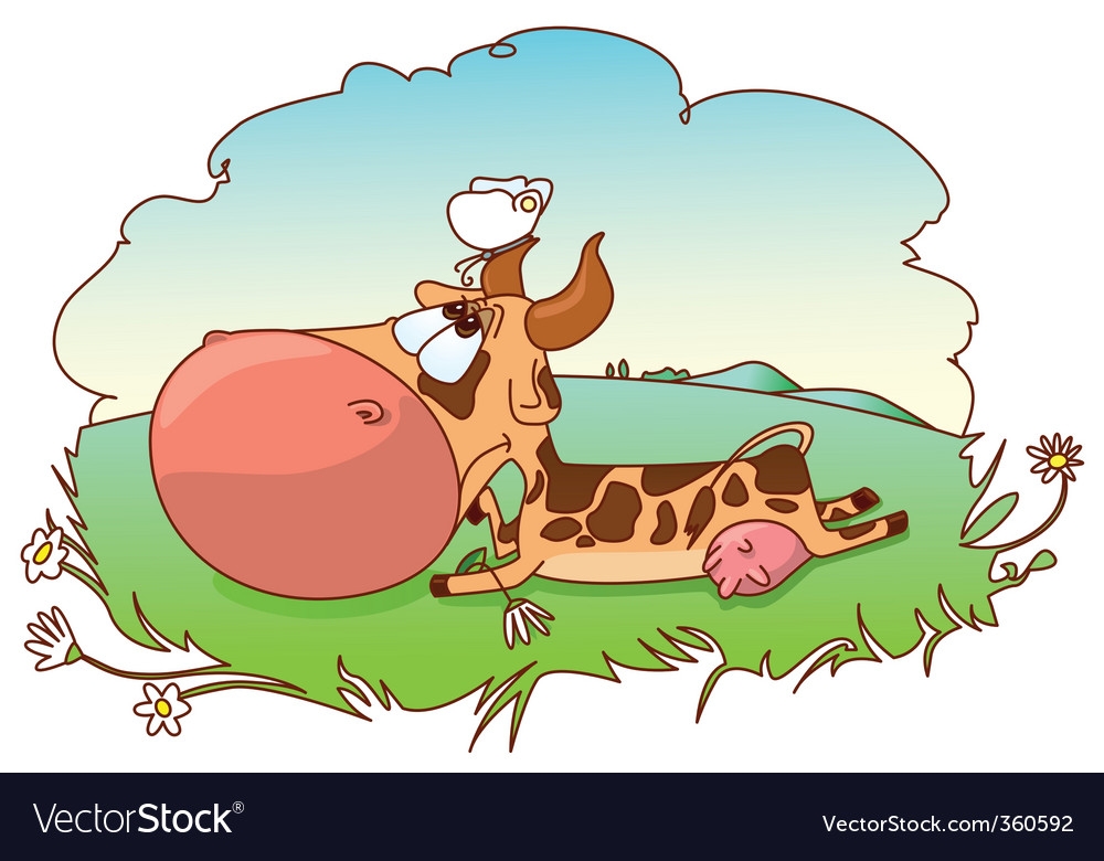 Cow Royalty Free Vector Image - VectorStock