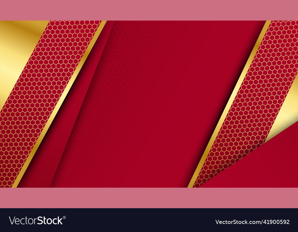 Elegant red maroon and gold background Royalty Free Vector