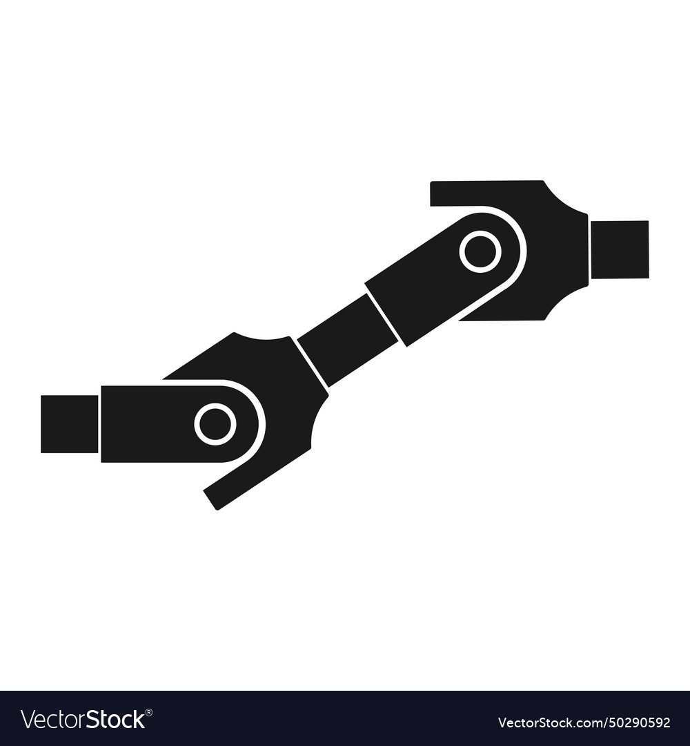 Propeller shafts and universal joints icon Vector Image