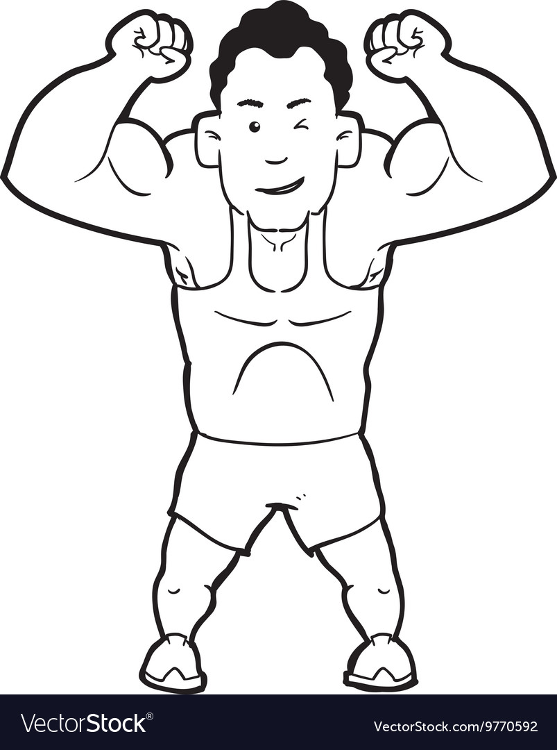 Weight lifting icon bodybuilding design Royalty Free Vector