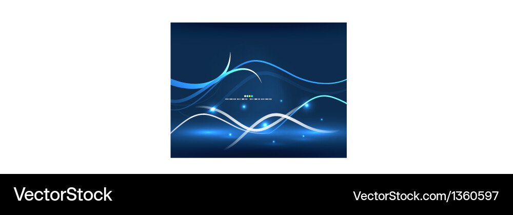 Abstract glowing lines Royalty Free Vector Image