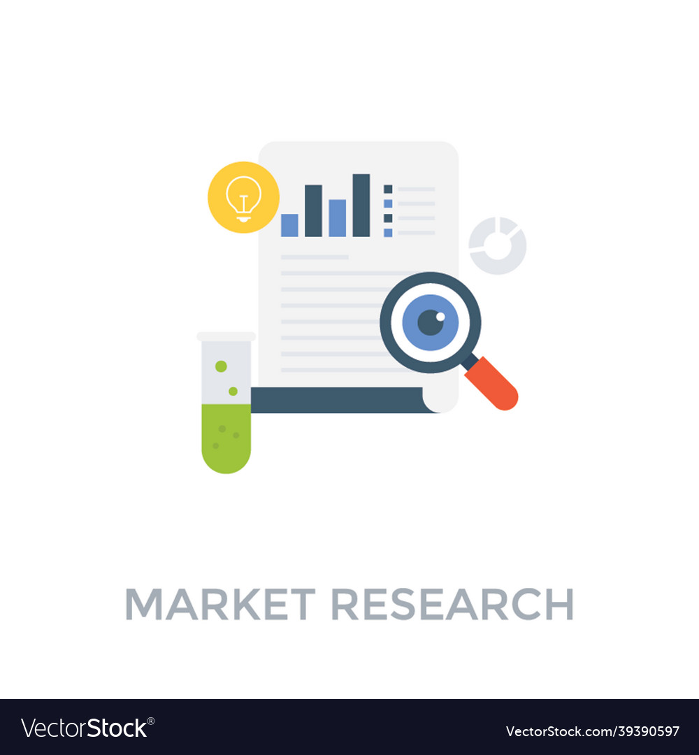 Market research Royalty Free Vector Image - VectorStock