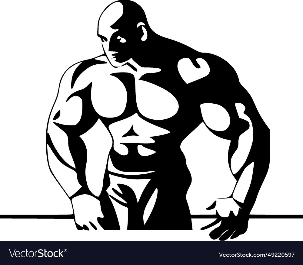 Wrestling - minimalist and flat logo Royalty Free Vector