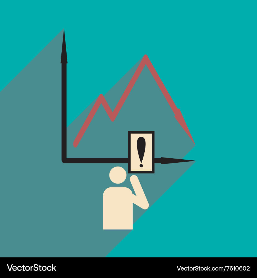 Flat design modern icon Royalty Free Vector Image