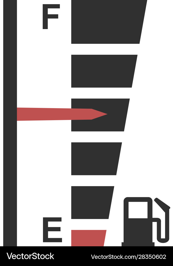 Indicator fuel icon logo design template Vector Image