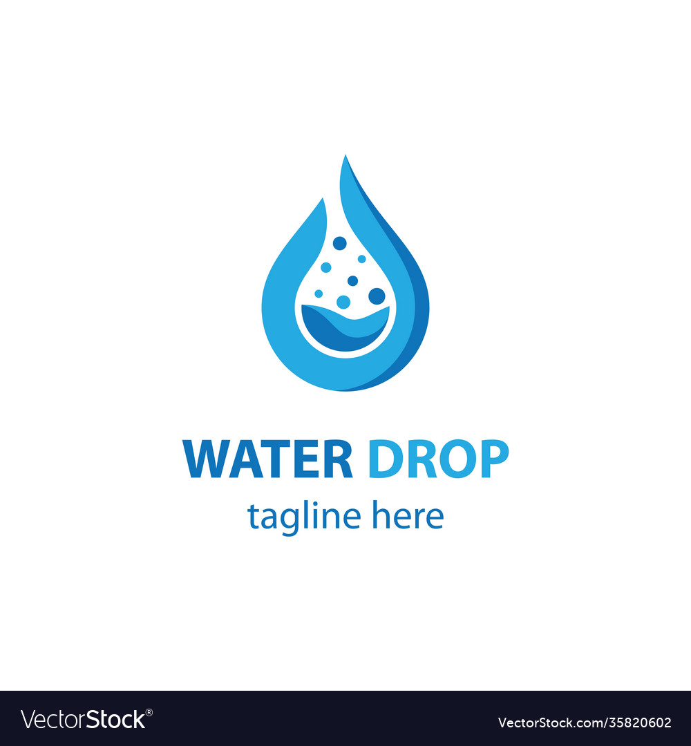 Water Drop Logo Images Royalty Free Vector Image