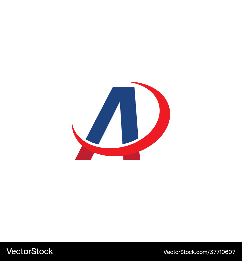 A initial letter Royalty Free Vector Image - VectorStock