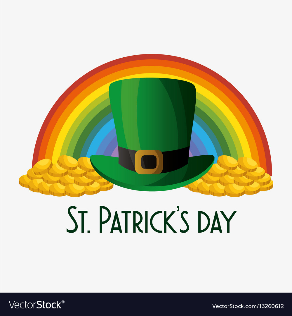 Happy Saint Patricks Day Card Royalty Free Vector Image