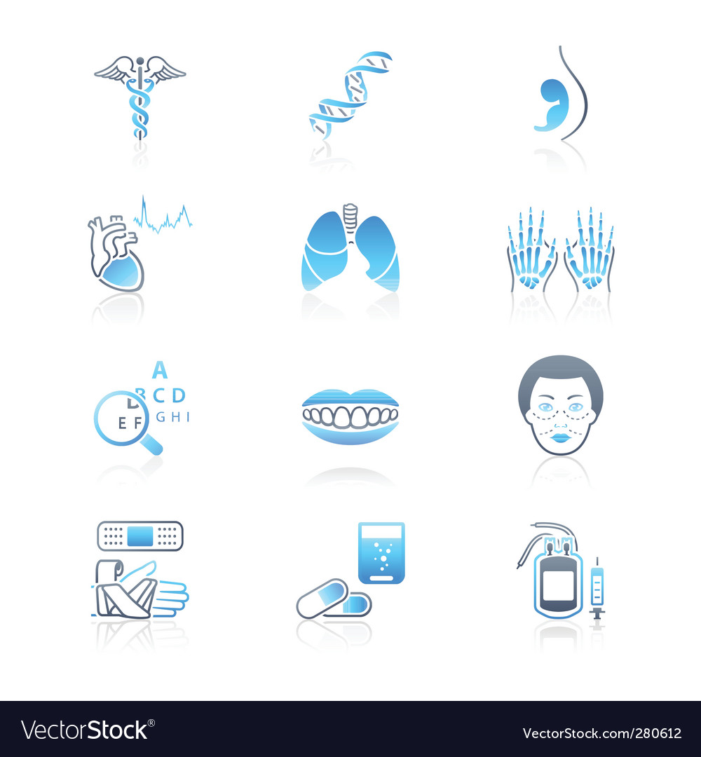 medicine icons marine series