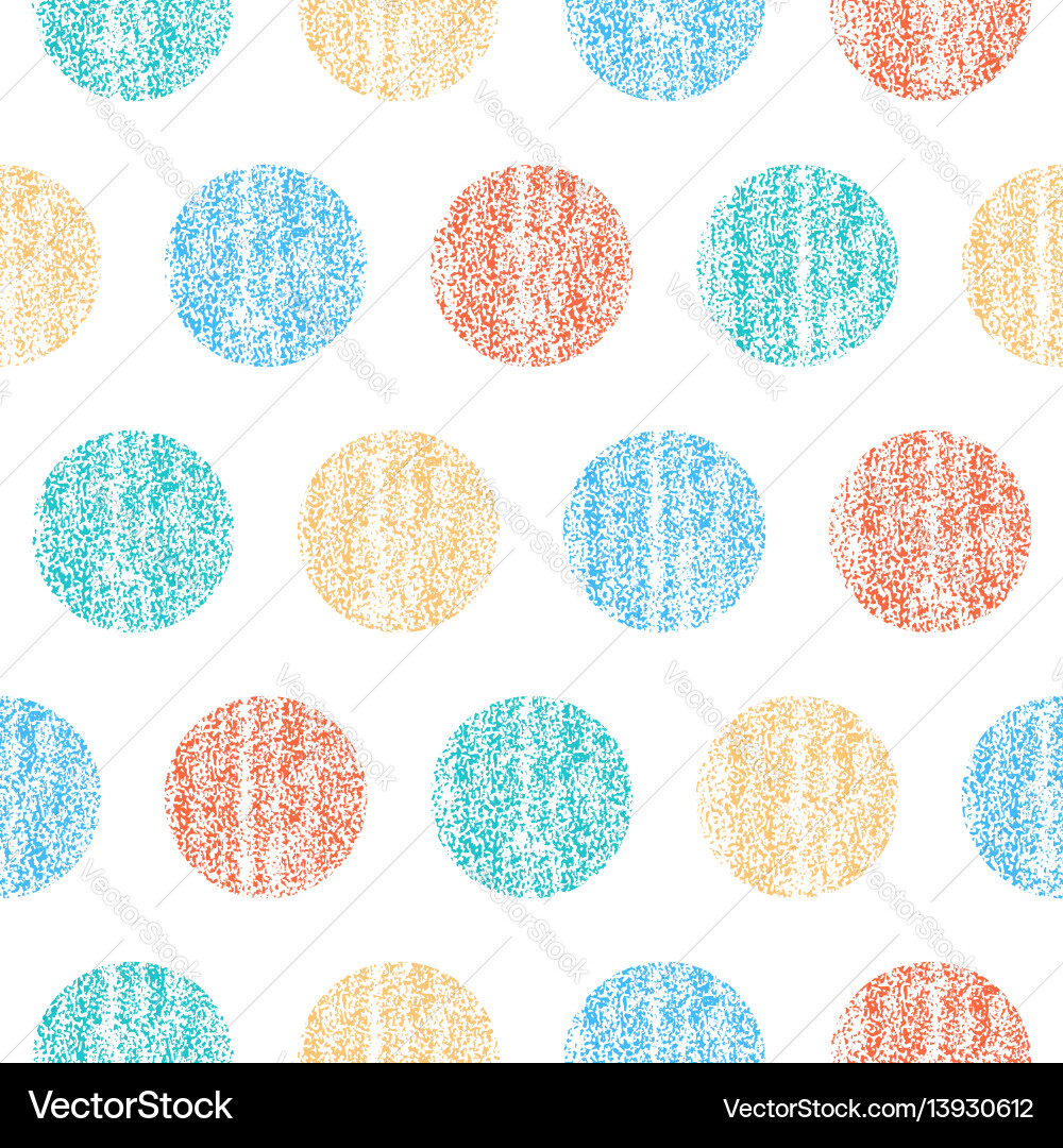 Seamless pattern polka dot Royalty Free Vector Image