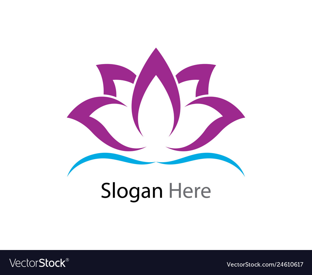 Lotus symbol Royalty Free Vector Image - VectorStock